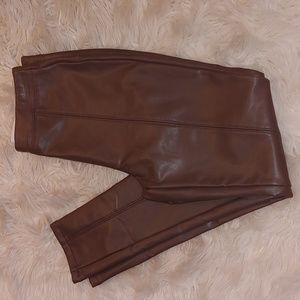 Ci Sono Faux Leather Pants